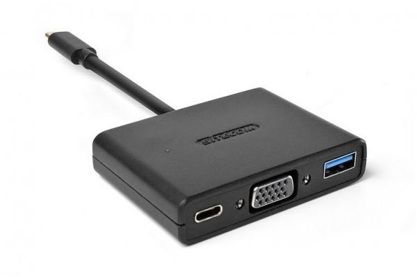 Sitecom USB-C to USB+VGA+USB-C 3-in-1 Adapter