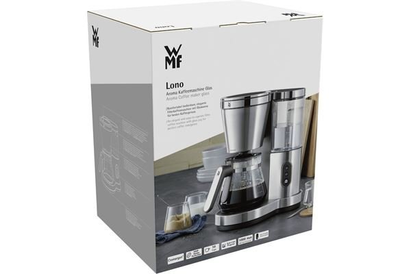 WMF LONO Aroma Kaffeemaschine Glas Cromargan
