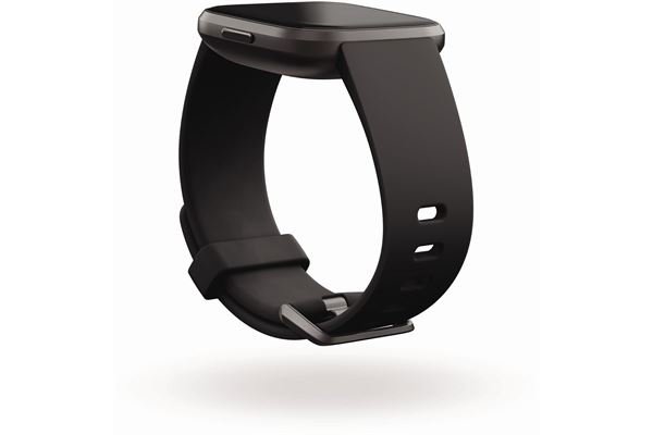Fitbit Versa 2 (NFC), Alu, schwarzes Armba Carb