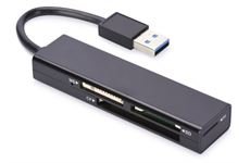 Ednet Multi Kartenleser 4-Port USB 3.0 (schwarz)