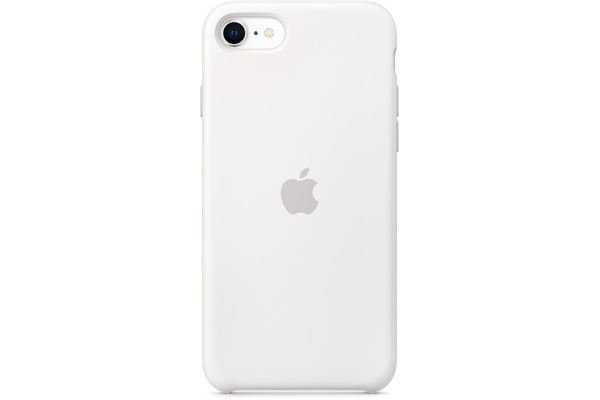 Apple Silikon Case für iPhone SE weiß