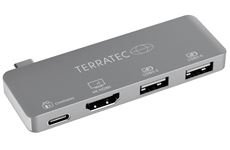 TerraTec Connect C4 USB Type-C Adapter (Aluminium)