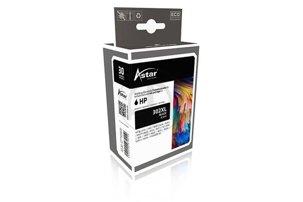 ASTAR AS70025 kompatibel zu HP 302XL schwarz