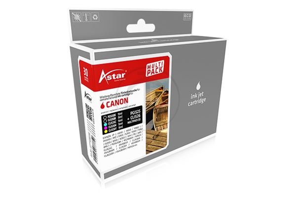 ASTAR AS46526 kompatibel zu Canon PGI525/CLI526 CMYKK