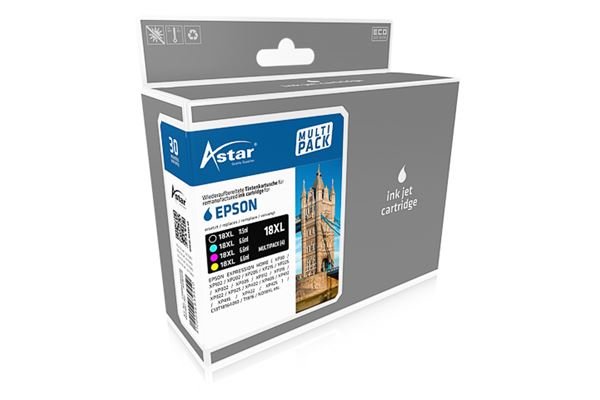 ASTAR AS46018 kompatibel zu Epson XP30 T1816/18XL CMYK