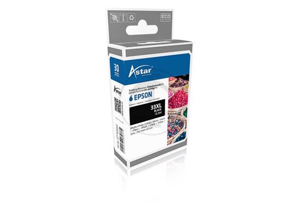 ASTAR AS16019 kompatibel zu Epson XP530 T3351/33XL BLACK