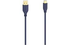 Hama Flexi & Slim USB-C Kabel (0,75m) (blau)