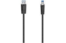 Hama USB-Kabel, USB 3.0, 5 Gbit/s (1,5m) (schwarz)