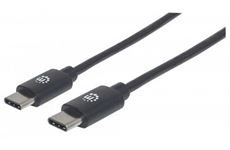 Manhattan USB 2.0 Type-C Kabel (0,5m) (schwarz)