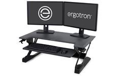 ergotron WorkFit-TL Steh-Sitz Arbeitsplatz (schwarz)