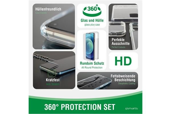 4SMARTS 360° Protection Set für iPhone 13 mini