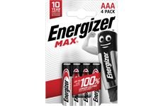 Energizer Max AAA 4er Pack (schwarz)