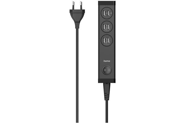 Hama USB-Mehrfach-Ladegerät 6Ports (34W)
