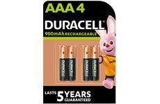 Duracell StayCharged AAA (HR03) 900 mAh (schwarz)