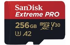 Sandisk microSDXC Extreme Pro (256GB) (schwarz)