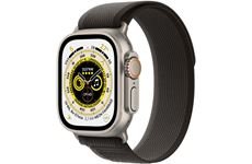 Apple Watch Ultra (49mm) GPS+4G Titan mit Trail Loop Arm (schwarz)