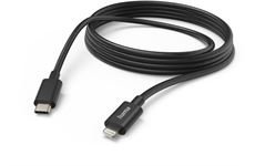 Hama Ladekabel USB-C>Lightning (3m) (schwarz)