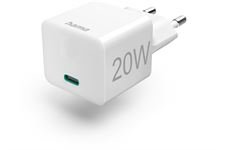 Hama Mini-Schnellladegerät USB-C (20W) (weiss)