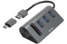 Hama USB-Hub/Kartenleser 5 Ports