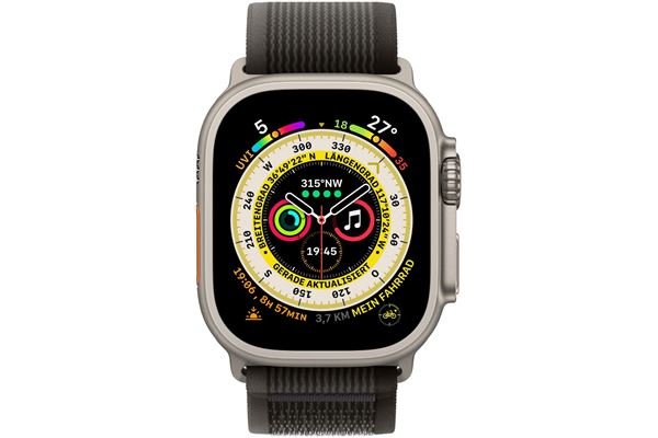 Apple Watch Ultra (49mm) GPS+4G Titan mit Trail Loop Arm
