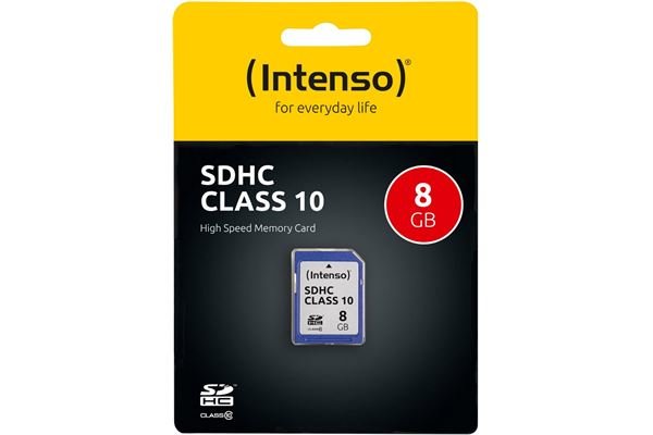 Intenso SD Card 8GB Class 10