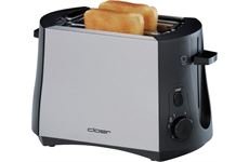 Cloer Toaster 3419 Edelstahl-Schwarz