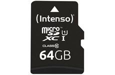 Intenso Micro SD Card 64GB UHS-I inkl. SD Adapte